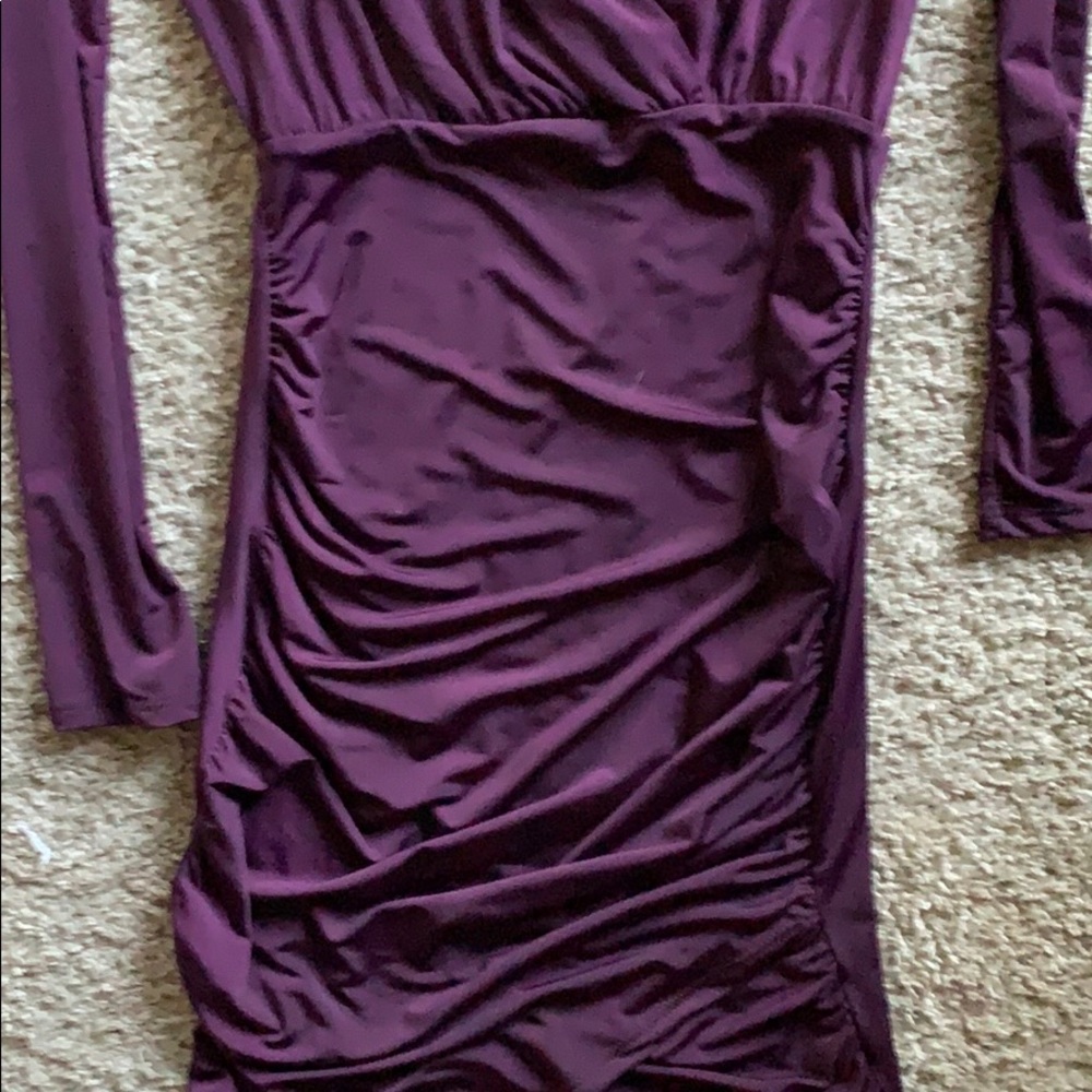 NWT Ruched Mini Dress - Picture 3 of 4